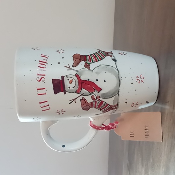 Sheffield Home Other - Sheffield Home "Let It Snow" Mug W Snowmen and Dachshund Dogs 6 1/2in Tall NWGT